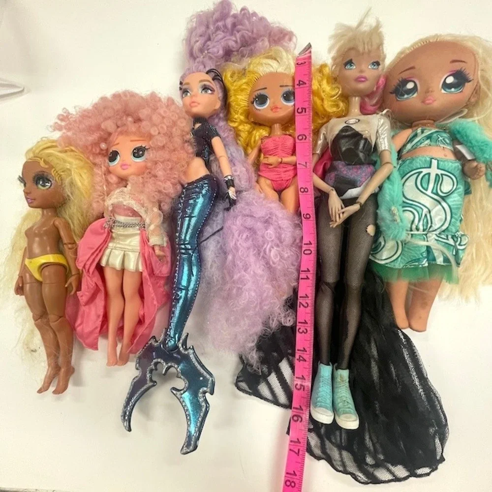 6 Dolls L.O.L.‎ Surprise Rainbow High Merman Na Na Na Spider-Gwen